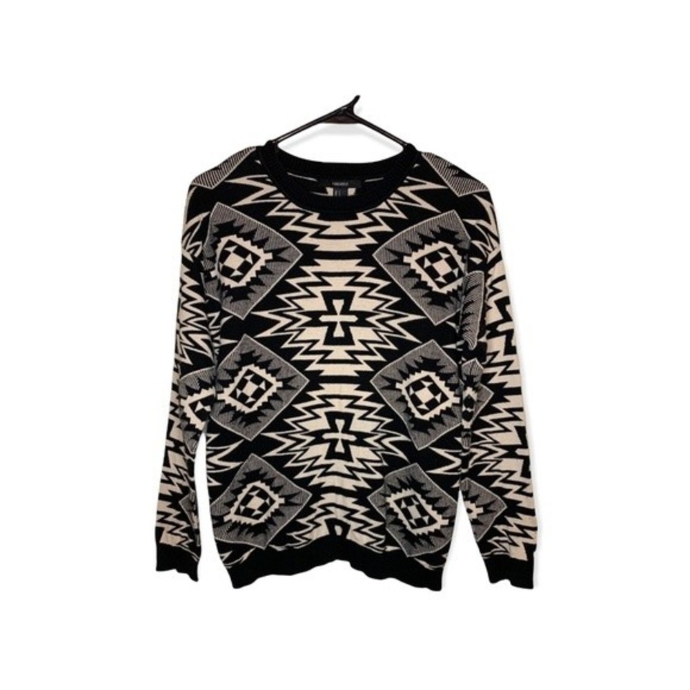 Forever 21 Aztec Tribal Western Style Sweater. Size Small